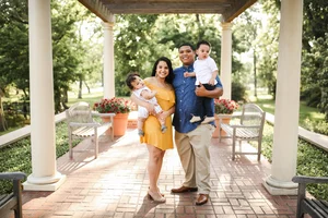 Family portrait session in Denton Texas