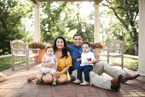 Natural light family photography in Denton TX