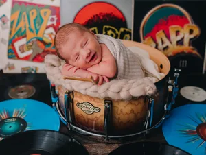 Baby boy photography in Denton County